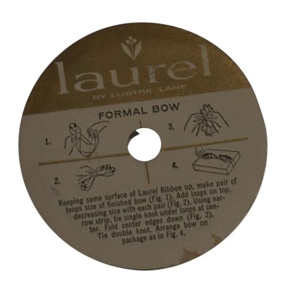 VTG Holiday Ribbon Twinkle Tye Laurel Lustre American Greetings Christmas READ - Picture 10 of 14